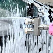 Varilla extensora de lavadora a presión con doble boquilla, adecuada para limpiar automóviles, carreteras y patios