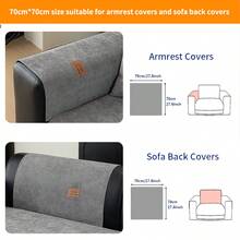 1 szt. Jednokolorowy, wodoodporny pokrowiec na sofę, skórzana etykieta, antypoślizgowy spód, przyjazny dla zwierząt, nie gubiący sierści, odpowiedni do sypialni, salonu, biura, wystroju wnętrz, pasuje do sof jednoosobowych, dwuosobowych, trzyosobowych, czteroosobowych i modułowych