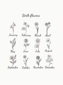 Personalized Birth Flower Necklace With Heart-Shaped Birthstone, Custom Name Engraved Pendant Gift, Suitable For Women, Mother's Birthday Gift, Christmas Jewelry, Holiday Gift, Christmas Gift, Thanksgiving Gift, Halloween Gift - Multicolor 1 - View 9