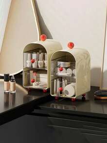 1pc Creative Tea Leaf Storage Box, Minimalist Design Tea/Coffee Capsule Drawer Organizer For Kitchen, Dining Room, Bathroom, Dorm, Holds Seasonings, Cosmetics, Small Parts