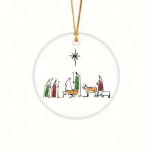 1/5 szt. akrylowej żywicy, dekoracja świąteczna, sztuka chrześcijańska, ciepłe prezenty świąteczne, wypełnienie skarpet, dekoracja świąteczna, widok na gwiaździstą noc, rękodzieło, dekoracje świąteczne