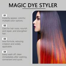 Temporary Hair Dye, Instant Hair Color Wax, Washable And Easy-To-Use Hair Color Paste, And Disposable Hair Color Mud, Male And Female Teen Party Role Play DIY, Add Unique Style To Every Appearance-Valentines Gifts,Birthday Gifts,Gifts For Women,Hair Products,Hair Stuff - Màu xanh lam - Xem 5