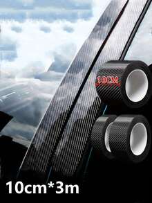 1/3/10M 碳纤维乙烯基包装（无空气释放）、防水汽车装饰贴花、多用途粘性防刮保护膜、车辆内外装饰膜、更酷的 DIY 粘贴