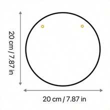 2D Plat Attrapeur d'Arbre de Noël Festif - Rond Acrylique de 8 Pouces X 8 Pouces à Suspendre à la Fenêtre pour Décorations de Fêtes et Toute l'Année, Idéal pour les Porches, Maisons et Jardins, Cadeaux Parfaits pour la Famille et les Amis