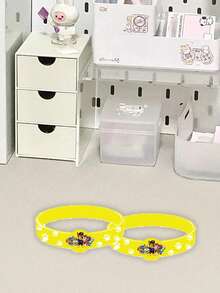 6 pièces/12 pièces Bracelets en silicone Paw Patrol, thème Paw Patrol, décoration de chambre, décoration de maison, décoration murale, décoration scolaire, décoration de dortoir, fournitures de rentrée scolaire