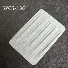 316 不锈钢无菌一次性穿刺针，12G/13G/14G/16G/18G/20G，适用于耳、鼻、肚脐、唇部穿刺、纹身