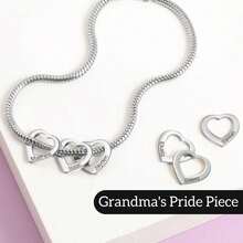 Custom Grandma Bracelet With Grandchildren's Names , Personalized Family Bangle , Thoughtful Birthday Gift For Grandmother Mother's Day Gifts,Gold,Stylish,Colorful,Vintage,Simple,Unisex,Casual,Cuties,Custom,Personalized,Unique - Multicolor - View 8