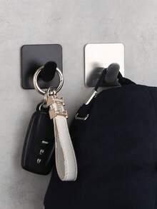 4 Stück selbstklebende Handtuchhaken, 304 Edelstahl Handtuchhalter Wandhaken, rutschfest und wasserdicht, ideal für Badezimmer, Toilette, Küche, wandmontierter Kleiderständer, Kleiderständer, Kleiderbügel, Aufhängehaken, Aufhänger, Raumdekoration, Türgarderobe, Wandhalter, Kleiderschrank-Organizer, Schlüsselhalter, Kleiderständer, Klebehaken, Badezimmer-Aufbewahrung