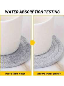 1-4 Miếng lót ly vải tròn, Thảm cách nhiệt cho bàn bếp gia đình, Tấm lót thức ăn dệt bằng dây thừng tròn, Tấm lót đĩa, Tấm lót cốc, Tấm lót nồi, Đồ trang trí treo nhà, Tấm lót ly thấm nước, Tấm lót ly dệt bàn cà phê cỡ nhỏ, Tấm lót ly bàn tròn dệt tay, Tấm lót cốc chịu nhiệt, Phù hợp với mọi loại cốc - Màu Khaki - Xem 7