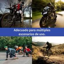 Guantes de motocicleta: transpirables, compatibles con pantallas táctiles, agarre antideslizante, equipo de motociclismo para hombre y mujer: mayor control y , diseño moderno, material flexible, para deportes al aire libre, estilo atlético, construcción duradera, ideal para motociclistas. - Azul - Ver 5