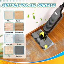 Reusable Vacmop Pads Compatible With Shark Vac Mop VM252 VM251 VM200 VC205 VM250 VM200 VM200C VM190 VM250 QM250 VM190 VM200P12 Vacuum Mop Refills1set - initial - View 6