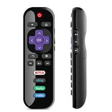 Roku Replacement TV Remote, RC280 Remote With  Sling Hulu Vudu Key 32S301 43S403 USA - 黑色 - 查看 6