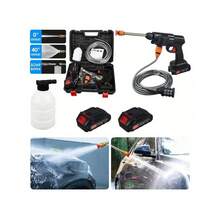 88V Car Washing High Pressure Tool Set, Cordless And Easy Operation, Strong Water Pressure For Fast Stain Removal, Suitable For Home & Small Scale Commercial Use, High Efficiency - View 2