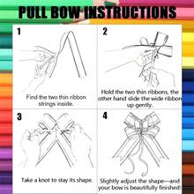 Bows For Gift Wrapping, Iridescent Colorful Pull Bow Assortment (10 Unique Colors, 6 Inches), Perfect Decoration For Gift Basket, Boxes, Birthdays, Weddings, Christmas, Easter-171551 - AssortedColors - View 5