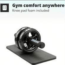 1pc Home Gym Fitness Equipment Ab Roller Wheel - Abdominal Core Strength Training With Non-Slip Handles & Dual Wheel Design, Full Body Workout Equipment For Men & Women, Perfect For Home Exercise, Yoga, Pilates, Cross Training (Ab Roller, Core Workout Gear, Home Fitness Equipment, Exercise Wheel, Strength Training Tools)