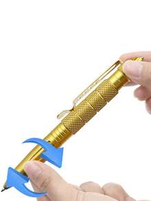 1 Penna tattica militare con 1 ricarica nera e vetro infrangibile, adatta per uomini, padri, mariti e le loro tattiche di sopravvivenza multifunzionali