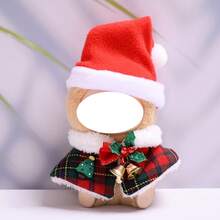 拉布依娃娃衣服圣诞节圣诞袜填充物新年服装红色和绿色元素服装和帽子节日套装，万圣节 17 厘米娃娃服装/配饰，第一代和第二代娃娃通用配饰，配饰，布娃娃服装（不含鞋子） - 彩色 - 查看 14