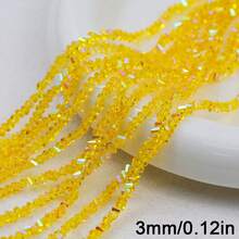 3mm/120.9pcs Colorful Faceted Artificial Crystal Triangle Beads, Suitable For DIY Jewelry Making, Bracelets, Necklaces, Phone Straps And Fashion Decorations - DIY - View 22