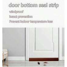 1 件装门下挡风条，家居装修，门下密封条，门底挡风条，车库窗户挡风条，隔音防尘防风条