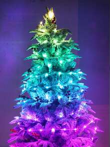 1Pc Christmas Fairy Light String, Copper Decorative 5m/10m String Light, Indoor Decor/Outdoor Decor, Home Decor, Bedroom Garden Party Wedding Fairy Tale Light Courtyard Tree Deco, 8-Function Flicker, Usb Plug, Christmas Tree Decor, Merry Christmas, Christmas Decoration, Xmas Decor, Decor, Decor