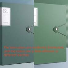 60-Pockets A4 File Folder, Suitable For A4 Size Documents Like Exam Papers, Made Of PP Material, Transparent & Waterproof, Convenient For Home, School, Office Document Storage And Organization, Great For Back To School