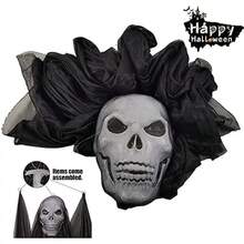 Halloween Decorations - Halloween Party Decoration 3.5meters Hanging Ghosts - Scary Hanging Ghost For Front Yard Patio Lawn Garden Party Decor And Holiday Decorations, Outdoor Fall Decor, Fall Home Decor, Halloween Decor Outdoor