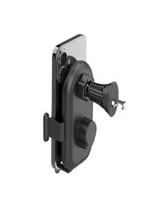 SUONEE 2025 Wireless Car Cell Phone Charger Holder Mount Air Vent 360° Adjustable 15W Fast Auto Clamping Universal Automobile Cradle Fit For Iphone 17/16/15/14/13/12/11/SE/XS/X/8, For Galaxy S25/S24/S23/S22/Note 20 Ultra/Note 10/S10/S9/S8, All Smartphones