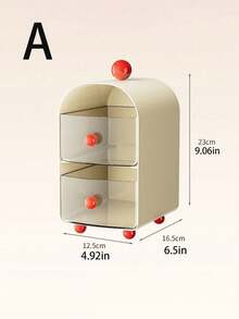 1pc Creative Tea Leaf Storage Box, Minimalist Design Tea/Coffee Capsule Drawer Organizer For Kitchen, Dining Room, Bathroom, Dorm, Holds Seasonings, Cosmetics, Small Parts