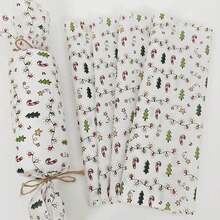 15/30 Sheets, Christmas Light Pattern Thin Paper, Christmas Tree, Candy, Stars Hand Wrapping Paper, Easy-To-Protect Items, Gift Box Filling, Party Decorations - Christmas Style Design, Durable Packaging, Holiday Packaging, Festive Decoration Christmas Christmas Decorations Christmas Pajamas Christmas Gifts Christmas Decor - Multicolor - View 11