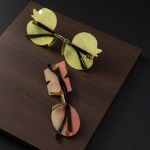 1 Stück süße Tierglas-Mode mit Ente Design, Mode Party-/Reise-Brille, wasserbeständige stilvolle Enten-Mode-Brille geeignet für Strand und Outdoor-Aktivitäten, flexible Kunststoffrahmen, dekorative Kunststoffgläser, passend für alle Altersgruppen, thematische Partys und Feiertage für Sommerurlaub am Strand, Outdoor, Reisen