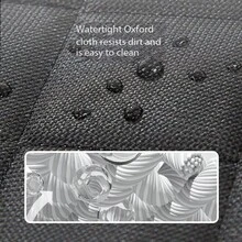 Waterproof Car Trunk Mat, Pet Travel Trunk Liner, SUV/Truck/Hatchback Cargo Organizer Dog Car Trunk Mat - Non-Slip, Scratch-Resistant And Tear-Resistant Pet Cargo Liner With Adjustable Headrest Straps And Bumper Protector, Storage Pockets Fit For Small Cars, Trucks, SUVs - Black