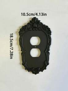 1pc Gothic Victorian Style Light Switch Plate Cover - Easy Installation, No Battery Required, Perfect For Home Lighting Wall Decor Switch Plate, Home Decor, Halloween Decor, Room Decor, Etc. - 1PC - View 13