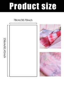 78*156cm 2D Pink Christmas Tree, Star, Snowman Decoration Christmas Polyester Door Flag Banner, Christmas Doorway Decor Fabric, Christmas Celebration, No Electricity Needed, Winter Decoration Fabric - Multicolor - View 11