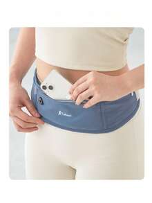 Bolsa de cintura para correr unisex - Bolsa ligera y reflectante para teléfono con 3 bolsillos, cinturón invisible ajustable para fitness, adecuado para correr por la noche/mañana, senderismo, gimnasio - Diseño unisex duradero para hombres y mujeres, accesorios para correr, apariencia deportiva de moda, cierre de cremallera