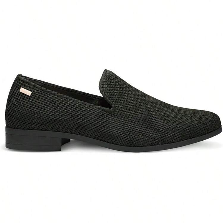UUBARIS Men\'s Dark Grey Elegant Tuxedo Loafers Slip on Dress Shoes Formal Shoes UUBARIS Mens Dress Loafers Tuxedo Suit Slip on Shoes  main image 4