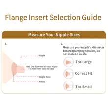 2pcs Transparent Frosted Flange Inserts, Available In 14/16/18/20/22mm, Soft & Skin-Friendly, Suitable For 24mm Flange/Shields Of Momcozy M5/S12 Pro/V1/V2, Spectra, Medela, MomMed, Eufy, Lansinoh, Elvie Breast Pumps - Multicolor - View 7