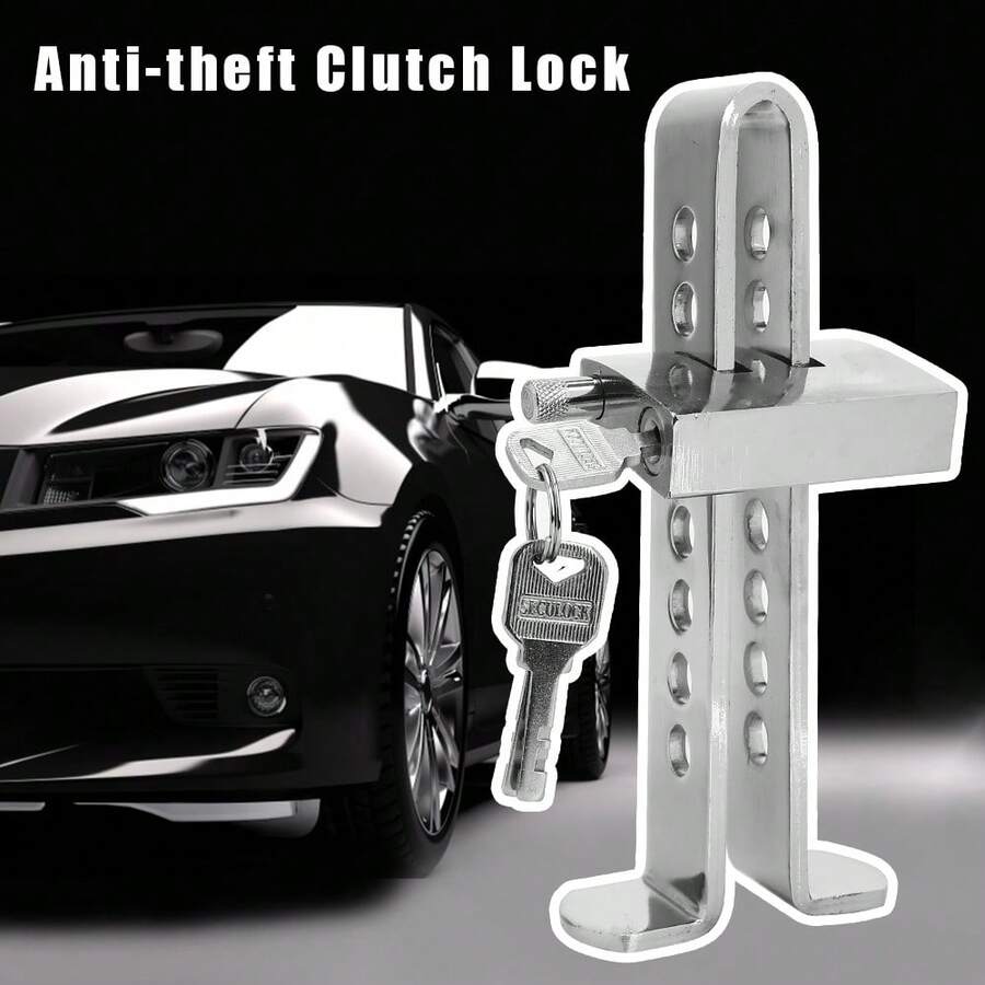 Steel Stainless Car Clutch Lock Car Accessories Throttle Accelerator Security Anti-Theft Tool Universal Auto Brake Pedal Lock