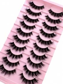False Eyelashes Strip Lashes, Lashes, Eyelashes, Fake Lashes - Fluffy Lashes - View 3
