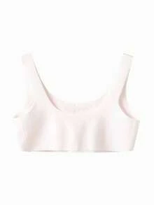 Balabala Girls Training Bra - First Stage Adjustable Bralette For Preteens - Pink - View 2