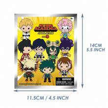 1个Crunchyroll官方盲盒，随机包含绿谷出久或其他角色，神秘盒钥匙扣，可爱卡通人物包包装饰，惊喜生日礼物收藏 - 多色3 - 查看 5