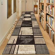 1pc Long Floor Mat, Non-Slip Bottom, Suitable For Hallway, Bedroom, Kitchen, Bathroom And Other Areas