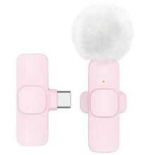 Wireless Lavalier Microphone Compatible With IPhone IPad Lapel Mics Plug-Play 2.4G Ultra-Low Delay Built-In Noise Reduction Chip 8H Working Time For Video Recording Interview Podcast Vlog - TyoeC (for IP15 Above) - View 12