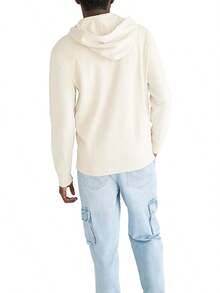 Sudadera con capucha con cremallera completa y logo Aero - Arco - Niebla - Ver 4