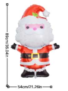 Paw Patrol 3 Styles Christmas Party Balloons, Versatile Atmosphere Decoration For Christmas Party, Photo Props, Made Of PET Material, Including Hugging Santa Claus, Large Reindeer, And Large Christmas Tree Balloons, Directly Create A Festive Atmosphere For Home Or Office