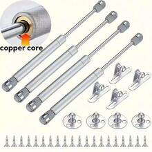 100N/22.5lbs Soft-Close Hydraulic Hinge With Polished Metal Surface, Suitable For Kitchen Cabinets, Furniture, Toy Boxes - Multicolor - View 6