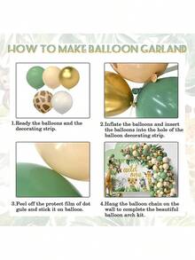 153pcs Jungle Themed Balloons, Vintage Party Balloons Decoration, Animal Print Balloons. Outdoor Festival Decor, Suitable For Christmas, Mother's Day, Graduation Ceremony, Graduation Gifts, Bachelor Party Favors, Bridesmaid Gifts, Father's Day Gifts, Halloween Decor & Gifts, Bridal Shower Favors, Wedding Guest Favors, Birthday Party Decor And Wedding Items