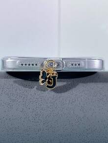 1pc Butterfly And Letter Dust Plug Compatible With Iphone Charging Port Type-C Charging Port Data Port Plug. Compatible With Mi Oppo Vivo Samsang Iphone5-16 Earphone