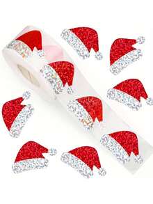 500 Christmas Stickers, Self-Adhesive Stickers For Snowflakes, Christmas Trees, Christmas Hats, Perfect For Laptops, Luggage, Envelopes, Cups, Scrapbooks, Gifts - Perfect For Christmas And Party Decorations, Suitable For Holiday Decorations, Envelopes, Journals And Party Supplies, Christmas Stickers, Journal Decorations, Bright Green Stickers, Waterproof Stickers Christmas Christmas Decorations Christmas Pajamas Christmas Gifts Christmas Decor