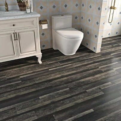 1 rollo de baldosas de vinilo autoadhesivas gruesas - Piso de PVC extraíble, adecuado para cocina, dormitorio, sala de estar, muebles, rollos de papel tapiz, baldosas de piso para decoración del hogar, pegatinas de pared, fácil de instalar papel tapiz autoadhesivo