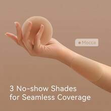 Nipple Covers Women Hypoallergenic Cakes Bra Sticky Adhesive Silicone Nipple Pasties With Travel Box - AA-C 杯 + 不沾手 + 摩卡皮 - 查看 5